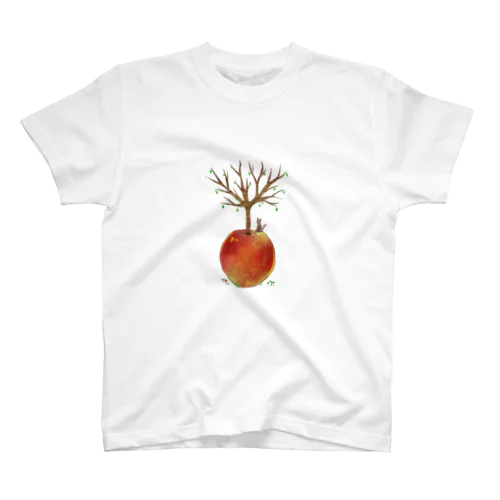 りんごから木が実る＋ネコチャン スタンダードTシャツ
