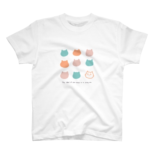 パステルカラーねっこ Regular Fit T-Shirt
