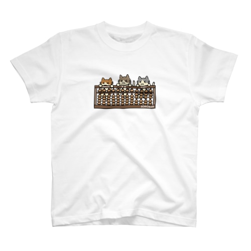 ３Cats（そろばん） Regular Fit T-Shirt