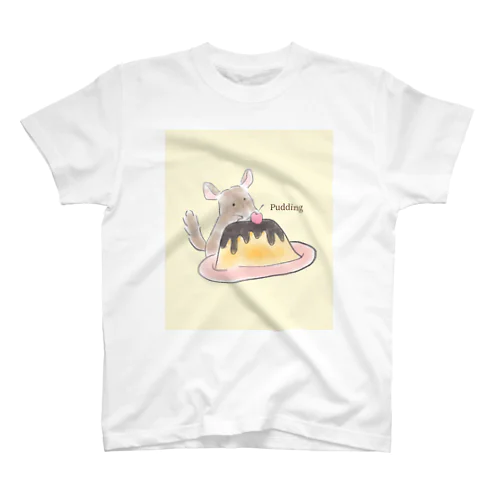 レトロ喫茶　チンチラちゃんとプリン スタンダードTシャツ