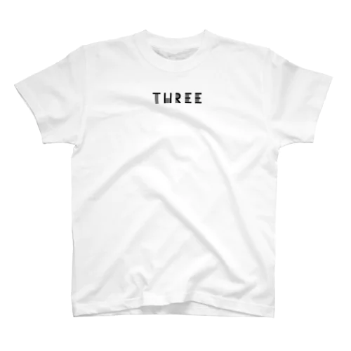 『基』design by + T H R E E +  Regular Fit T-Shirt