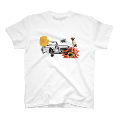犬と車 スタンダードTシャツ