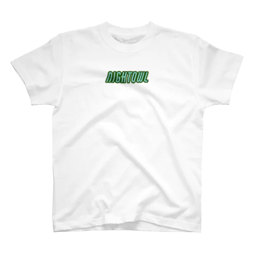 2021 LOGO tee (green & blue) Regular Fit T-Shirt