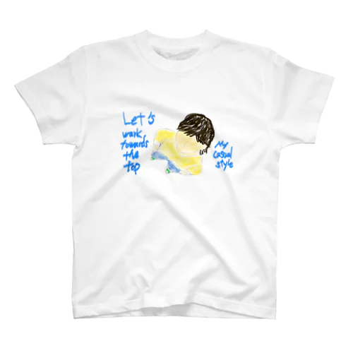 Lets wark towards the top mysty スタンダードTシャツ