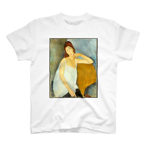 【世界の名画】アメデオ・モディリアーニ『Jeanne Hébuterne』 Regular Fit T-Shirt