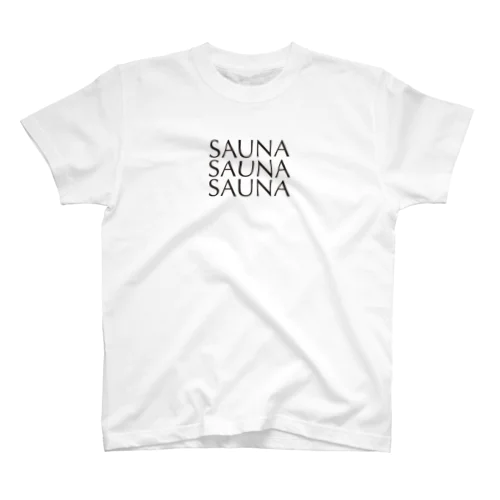 SAUNA SAUNA SAUNA シンプル Regular Fit T-Shirt