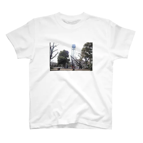 miniDVテープ「公園と給水塔」 スタンダードTシャツ