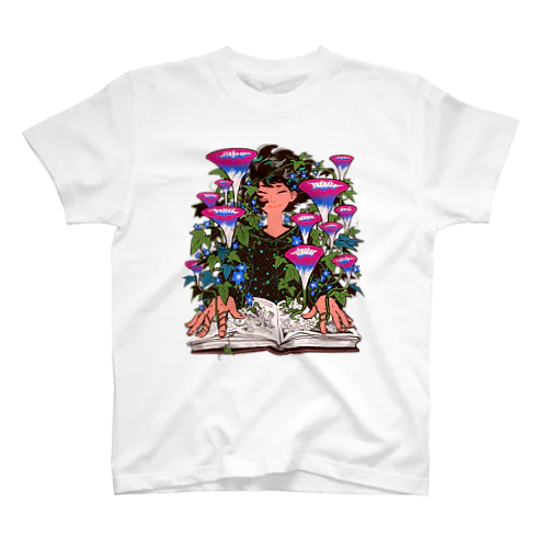 Pop-up book『空想植物図鑑』 Regular Fit T-Shirt