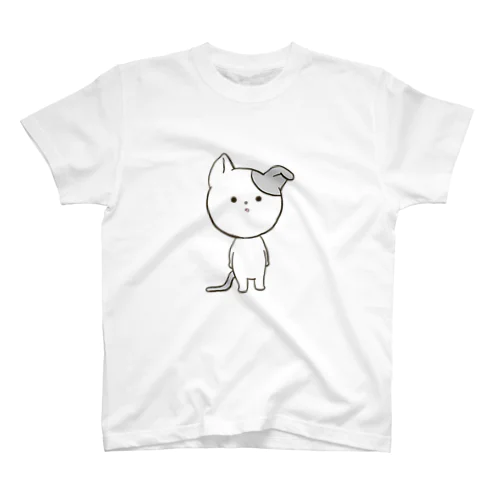 ベロをしまい忘れたゆるねこ Regular Fit T-Shirt