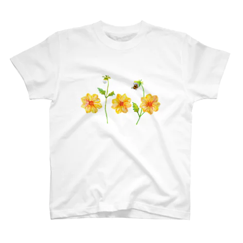 黄色いダリア Regular Fit T-Shirt