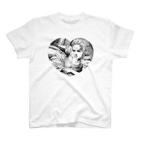 Alice In Wonderland Heart Regular Fit T-Shirt