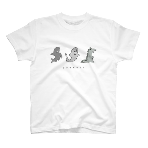 サメさんと仲間たちpretend Regular Fit T-Shirt