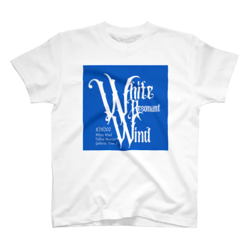 KIN202白い共振の風 Regular Fit T-Shirt