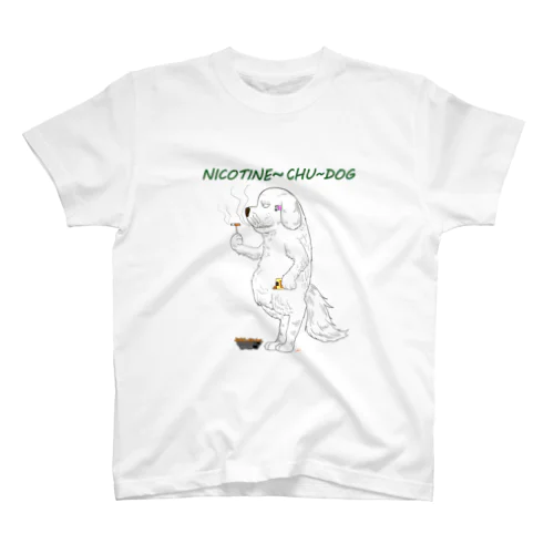 ニコチン中DOG Regular Fit T-Shirt