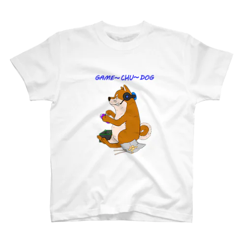 ゲーム中DOG Regular Fit T-Shirt