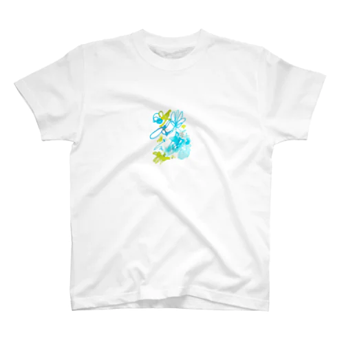 Blue flower スタンダードTシャツ