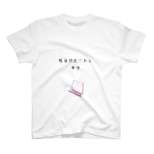 腹筋付近にある布巾 スタンダードTシャツ