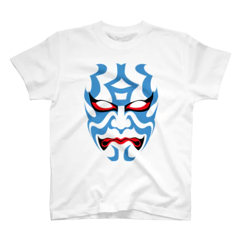 歌舞伎の隈取り風デザイン Regular Fit T-Shirt