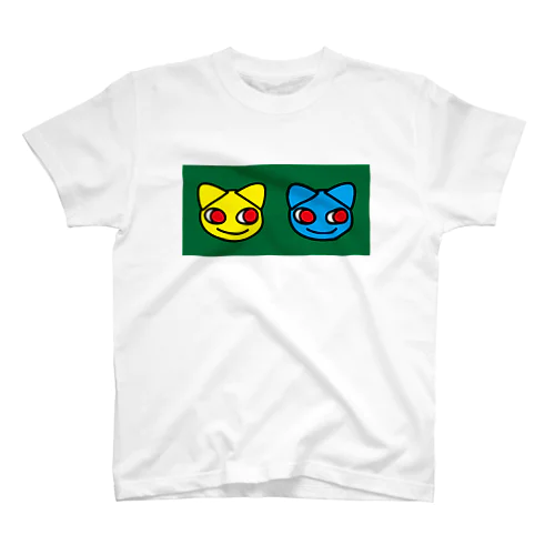 TwoCats_GREEN  Regular Fit T-Shirt