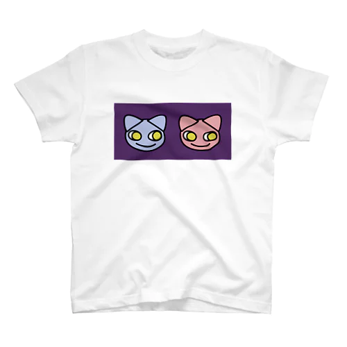 TwoCats_PURPLE スタンダードTシャツ