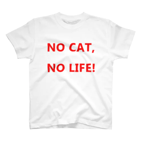 NO CAT NO LIFE! Tシャツ Regular Fit T-Shirt