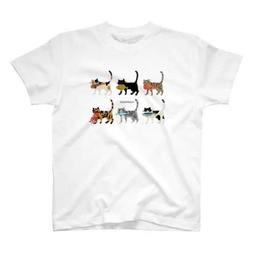 よあけねこ　集合 Regular Fit T-Shirt