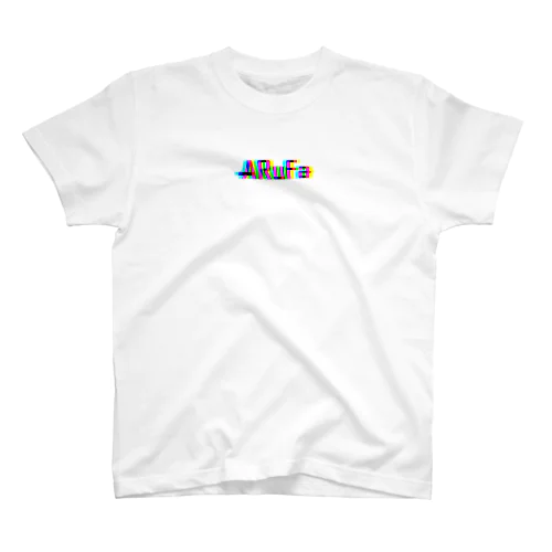 ARuFaカラフルロゴ（小さいロゴ） Regular Fit T-Shirt