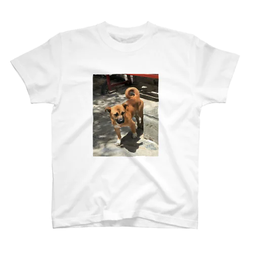 もじもじ犬 Regular Fit T-Shirt