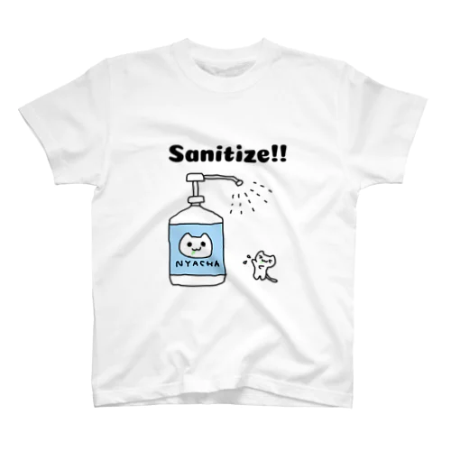 sanitize!!にゃーちゃ Regular Fit T-Shirt