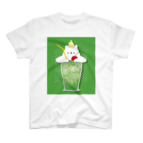 しろくまクリームソーダ スタンダードTシャツ