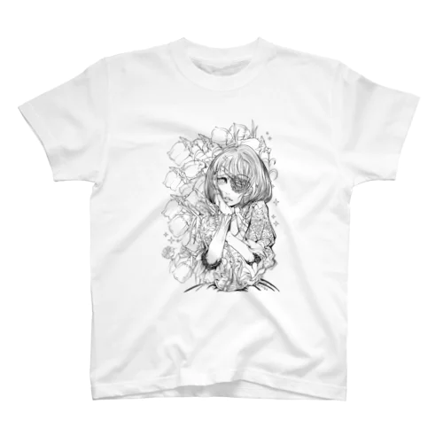 レースの眼帯女子 スタンダードTシャツ