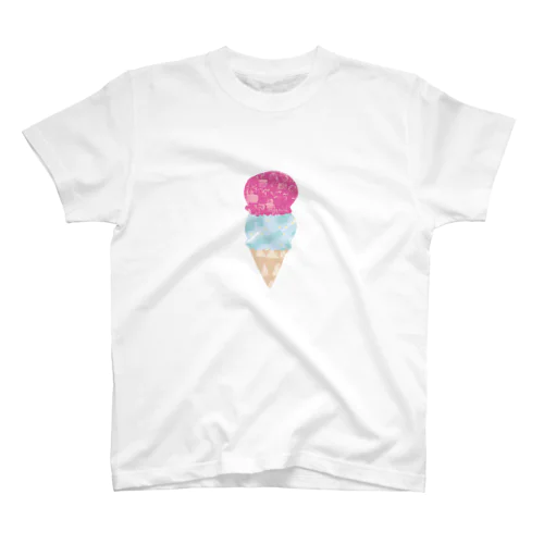 Happy circle icecream スタンダードTシャツ