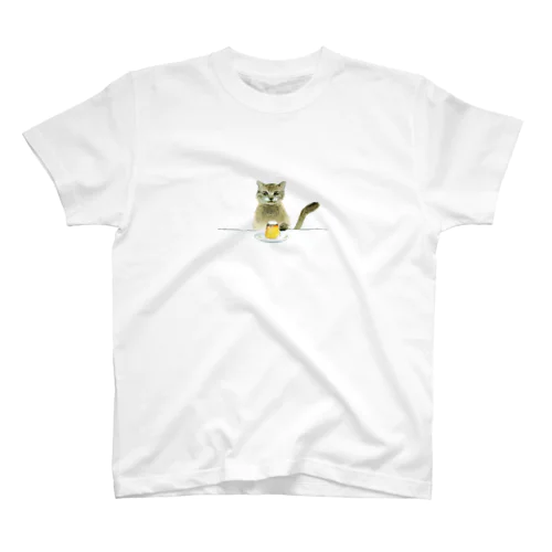 猫とプリン Regular Fit T-Shirt