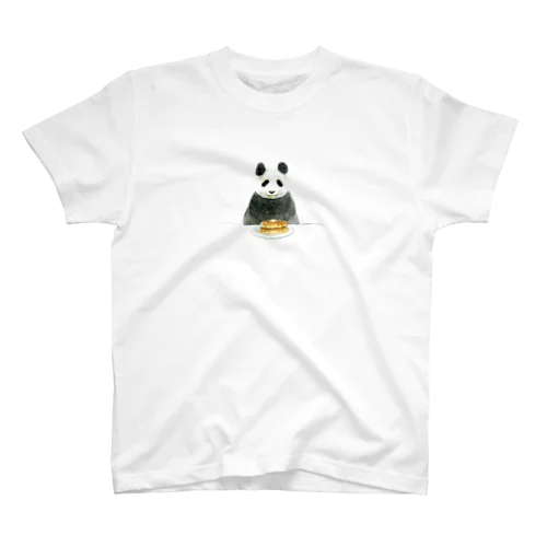 パンダとホットケーキ Regular Fit T-Shirt