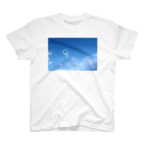 空ニモ海月Tシャツ 티셔츠