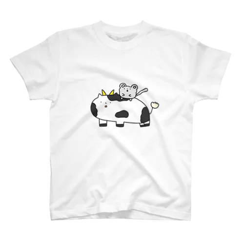 牛とねずみ Regular Fit T-Shirt