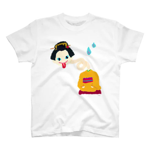 おばけTシャツ＜でっかいろくろ首＞ スタンダードTシャツ