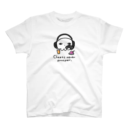 Cheats never prosper.くらげ スタンダードTシャツ