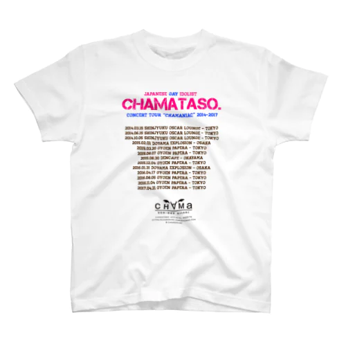 chamaniac tour スタンダードTシャツ