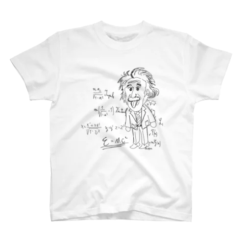 【ゆる偉人】アインシュタインさん スタンダードTシャツ