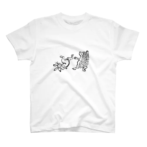 針獣戯画(はりねずみとうさぎ) スタンダードTシャツ