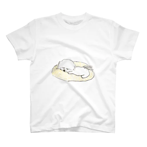 寝んねビションちゃん Regular Fit T-Shirt