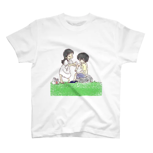 男の子と女の子 スタンダードTシャツ