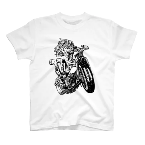 飛行自転車（クロ） スタンダードTシャツ