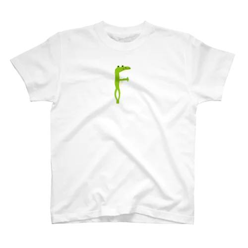 アルファベットどうぶつ　F　カエル Regular Fit T-Shirt