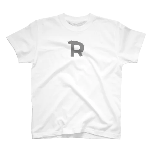 アルファベットどうぶつ　R　サイ Regular Fit T-Shirt