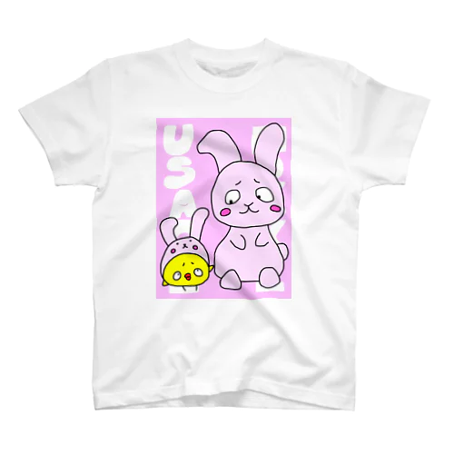 もけまるとうさぎ Regular Fit T-Shirt