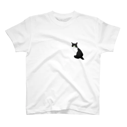 ハチワレ猫 カラー猫山さん Regular Fit T-Shirt