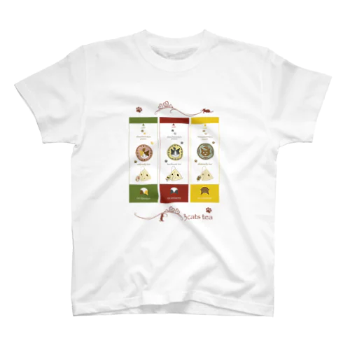 3cats tea スタンダードTシャツ