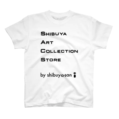 SACS Shibuya Art Collection Store公式グッズ（ロゴ） スタンダードTシャツ